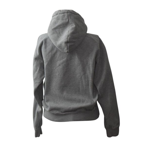 Brandy Melville Christy Hoodie Gray Zip-Up Hooded Sweatshirt Size Small - Picture 4 of 8